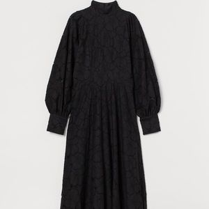 H&M Black Long Lace Dress